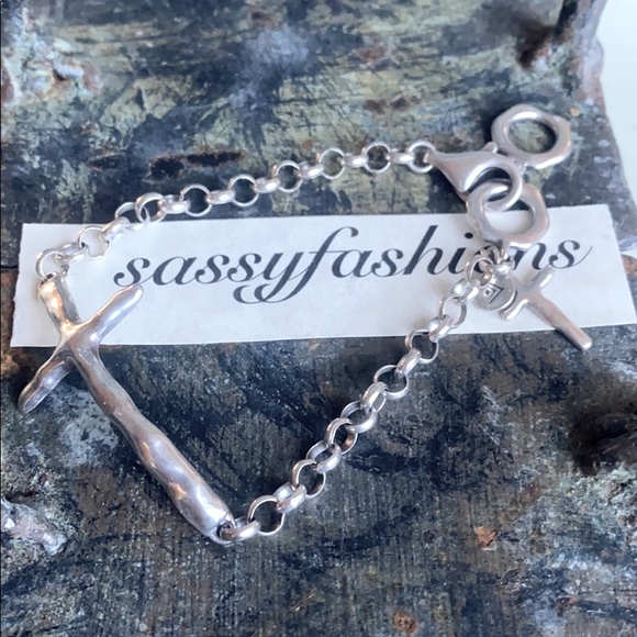 New Silpada Cross Bracelet - Picture 1 of 4